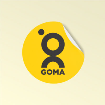 Sticker rond 10 cm