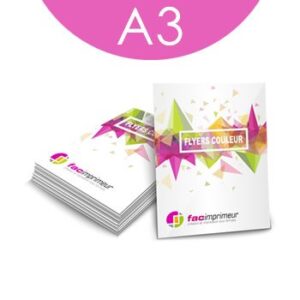 Flyers A3- couleur