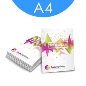 Flyers A4 couleur-
