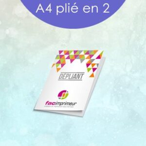Dépliants Standard – A4 plié en 2