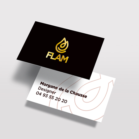 Carte de visite dorure à chaud – Un effet prestige pour sublimer votre image. Carte de visite dorure à chaud