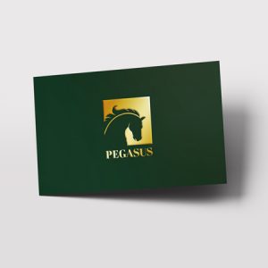 Carte de visite dorure à chaud