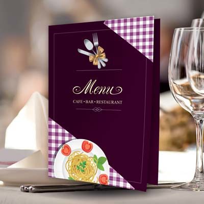 Menu de restaurant imprimeur