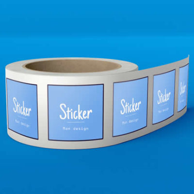 Sticker en bobine