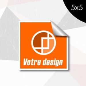 stickers 5 cm Carrée