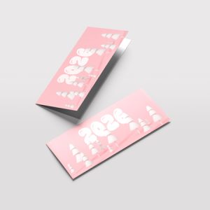 carte de voeux 10x21 2 volets