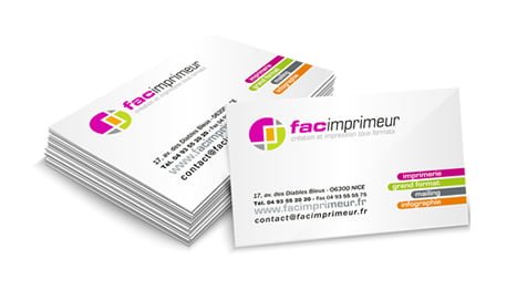 Carte de visite indéchirable