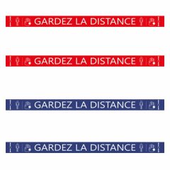Bandes de distanciation covid-19