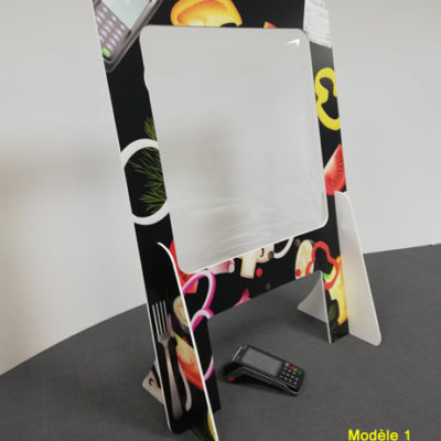 protection de comptoir PVC