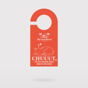 Impression accroche porte