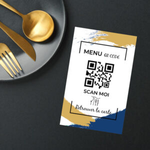 Le menu QR code est un support efficace pour présenter votre carte de façon digitale.