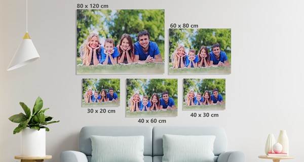 Les différents formats photo sur plexiglas