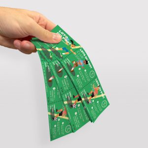 Tickets 2 souche couleur