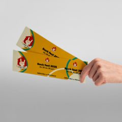 Tickets impression couleur