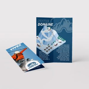 Impression depliant 10x21cm