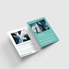 Impression numérique de dépliant