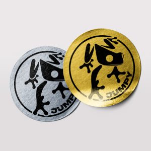 Sticker or et argent