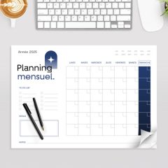 Sous main personnalisé