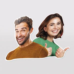 Duo de grosse tête personnalisé