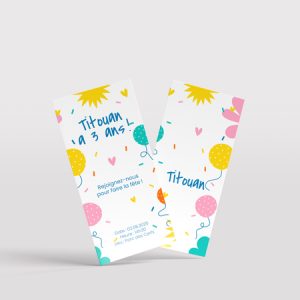 Carton d'invitation