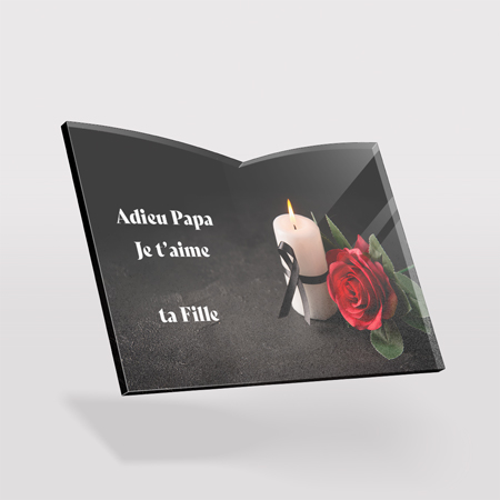 Plaque commémorative personnalisée. Plaque commémorative