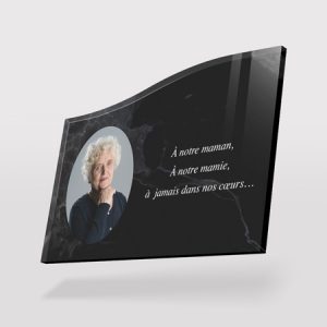 Impression plaque funéraire