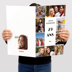 Impression carte anniversaire personnalisé