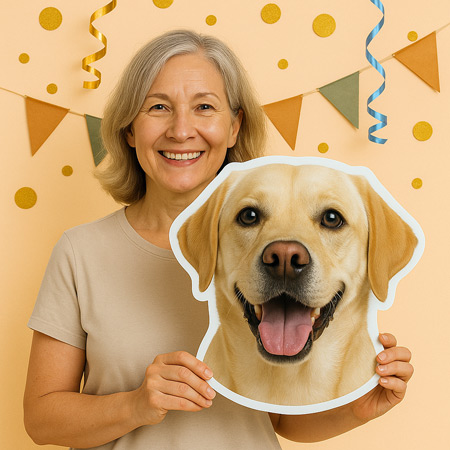 Impression grosse tête animal