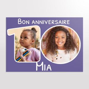 Affiche anniversaire 10 ans