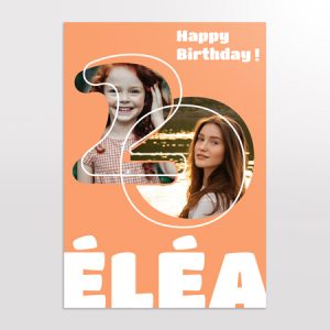 Affiche anniversaire 20 ans