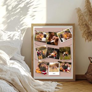 Affiche guirlande photo