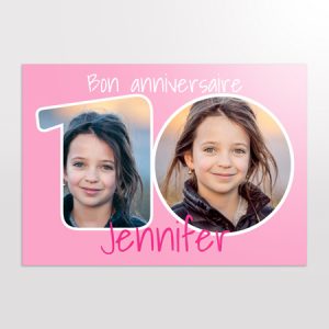 impression poster 10 ans anniversaire