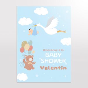 Impression affiche baby shower
