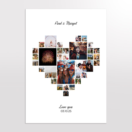 affiche anniversaire personnalisée