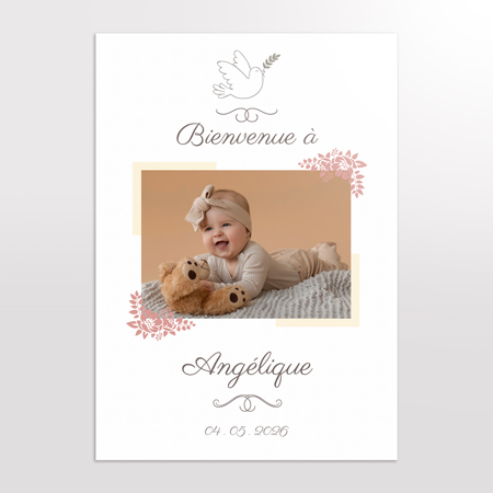 Affiche Bienvenue Naissance – Une création douce pour accueillir bébé avec tendresse. Affiche bienvenue naissance