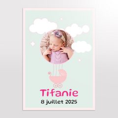 Poster de naissance nuage