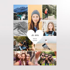 Affiche photo personnalisée