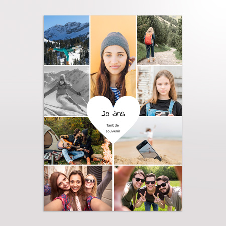 Affiche photo personnalisée