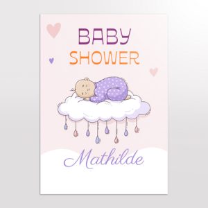 poster de baby shower