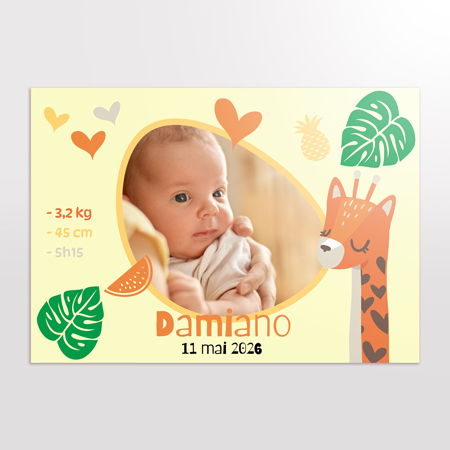 Impression poster naissance personnalisée – Un souvenir unique pour célébrer les premiers instants de bébé. impression poster naissance personnalisée