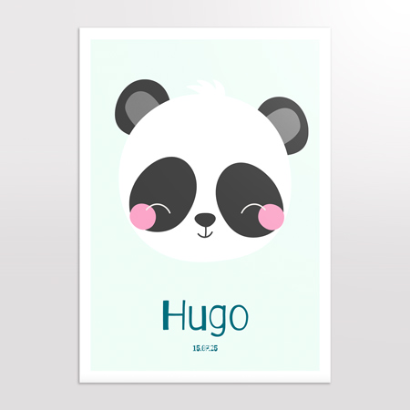 poster anniversaire panda