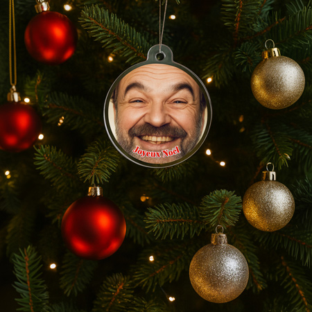 Boule de Noël en plexiglass – Une décoration élégante et personnalisée pour un sapin étincelant. Boule de noël en plexiglass