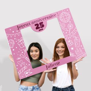 Cadre à selfie horizontal