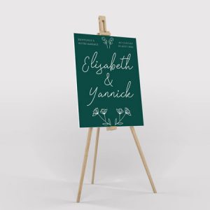 Panneau bienvenue mariage