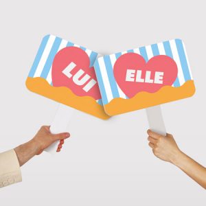 Panneau à main mariage