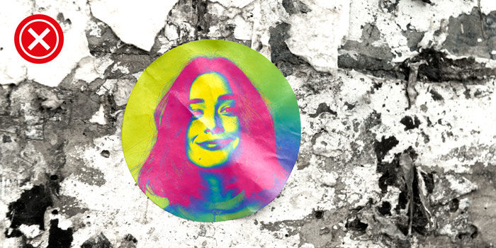 sticker qui colle pas sur matière rugueuse