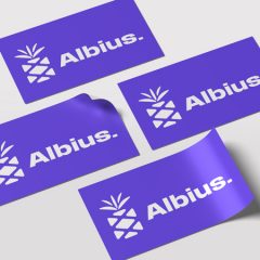 Impression sticker rectangulaire