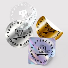 Impression sticker support premium