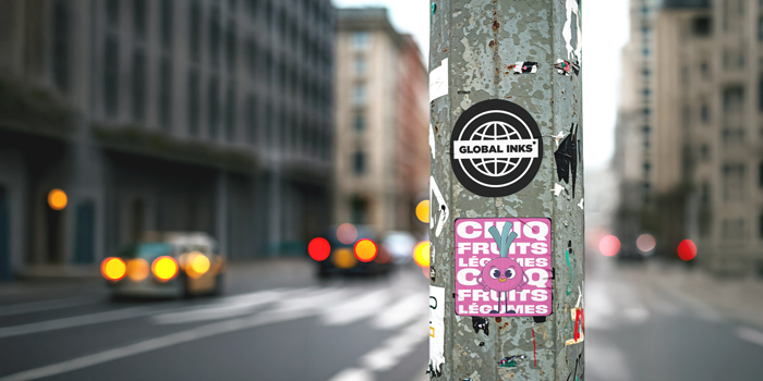 sticker street marketing
